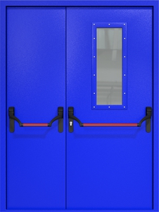 Полуторная дверь ДМП-2(О) (700х300) Антипаника