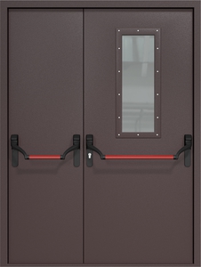 Полуторная дверь ДМП-2(О) (700х300) Антипаника