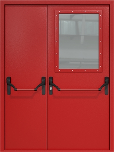 Полуторная дверь ДМП-2(О) (700х500) Антипаника