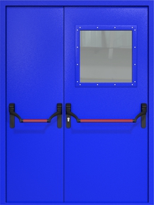 Полуторная дверь ДМП-2(О) (500х500) Антипаника