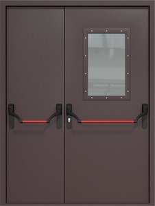 Полуторная дверь ДМП-2(О) (600х400) Антипаника