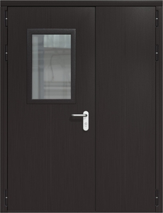 Полуторная дверь ДМП-2(О) с МДФ (600х400)