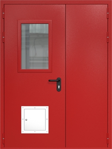 Полуторная дверь ДМП-2(О) (600х400) со стыковочным узлом