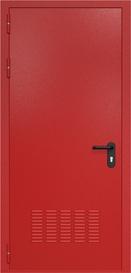 Однопольная дверь ДМП-1 с вентиляционной решеткой