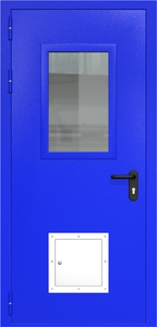 Однопольная дверь ДМП-1(О) (600х400) со стыковочным узлом