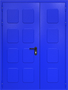 Полуторная дверь ДМП-2 со штамповкой