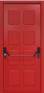 Однопольная дверь ДМП-1 Антипаника со штамповкой