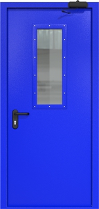 Однопольная дверь ДМП-1(О) (700х300) с доводчиком