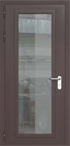 Однопольная дверь ДМП-1(О) EIWS 60 (ручки «хром»)