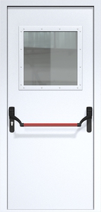 Однопольная дверь ДМП-1(О) (500х500) Антипаника
