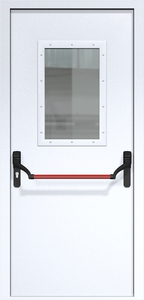 Однопольная дверь ДМП-1(О) (600х400) Антипаника