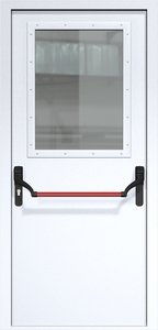 Однопольная дверь ДМП-1(О) (700х500) Антипаника