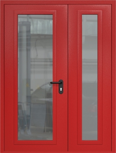 Полуторная дверь ДМП-2(О) EIWS 60 со скрытыми петлями