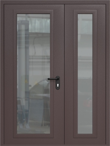 Полуторная дверь ДМП-2(О) EIWS 60 со скрытыми петлями