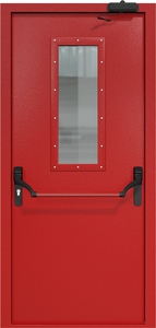 Однопольная дверь ДМП-1(О) (700х300) Антипаника с доводчиком
