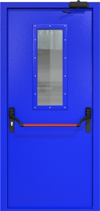 Однопольная дверь ДМП-1(О) (700х300) Антипаника с доводчиком