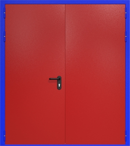 Двупольная дверь ДМП-2 с двухцветным окрашиванием