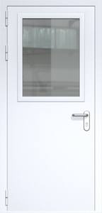 Однопольная дверь ДМП-1(О) (700х500) (ручки «хром»)