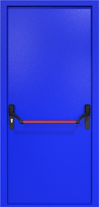 Однопольная дверь ДМП-1 Антипаника с рисунком
