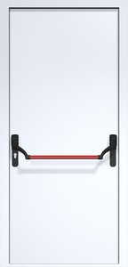 Однопольная дверь ДМП-1 Антипаника с рисунком