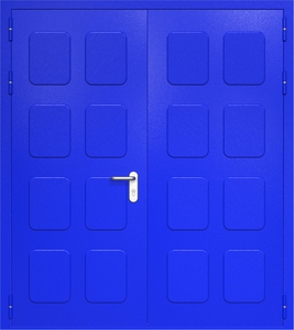 Двупольная дверь ДМП-2 со штамповкой (ручки «хром»)