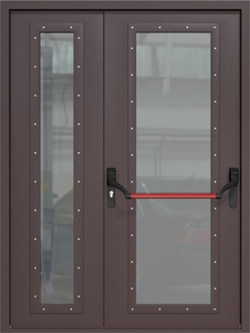 Полуторная дверь ДМП-2(О) EIWS 60 Антипаника