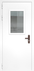 Однопольная дверь ДС-1(О) со стеклопакетом (600х400)