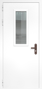 Однопольная дверь ДС-1(О) со стеклопакетом (700х300)