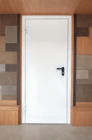 Белая одностворчатая дверь