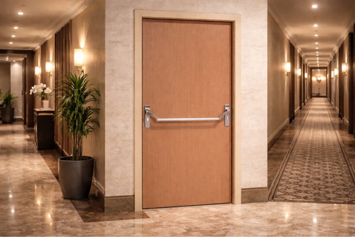 Противопожарные двери для гостиницы
