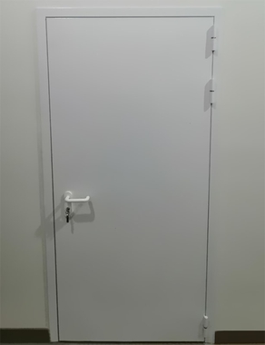 Однопольная белая дверь (г. Химки, ТЦ Мега)