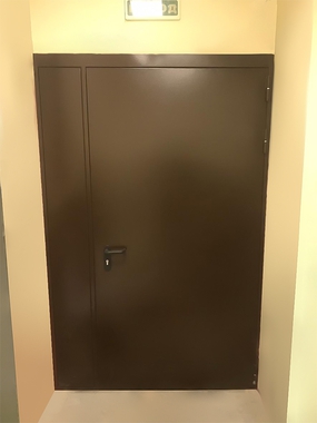 Однопольная дверь с боковой вставкой (г. Зеленоград, к406)