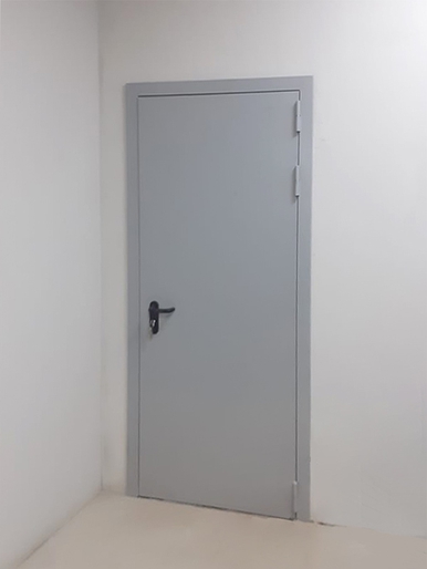 Однопольная дверь, вид спереди (г. Зеленоград)
