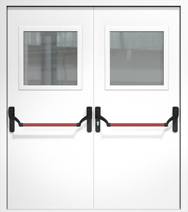 Двупольная дверь ДМП-2(О) (500х500) Антипаника