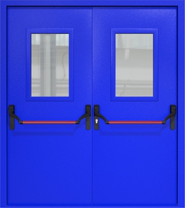 Двупольная дверь ДМП-2(О) (600х400) Антипаника
