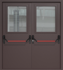 Двупольная дверь ДМП-2(О) (700х500) Антипаника