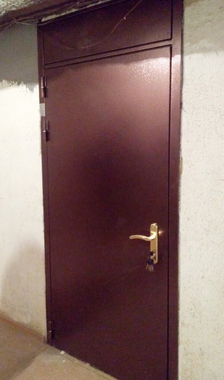 Однопольная дверь для высокого проема