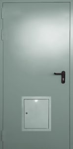 Противопожарная дверь со стыковочным узлом 01