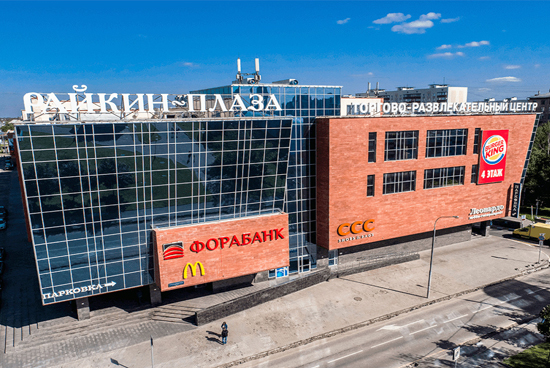 Новый объект ТЦ «Райкин Плаза»: установка 12 противопожарных дверей
